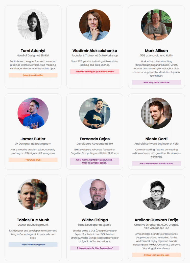 Mobiconf 2018 Connecting Designers And Developers Krakow Poland