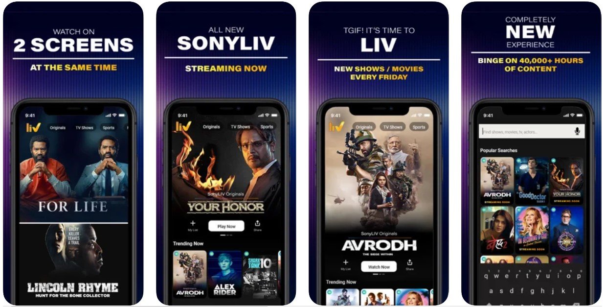 Sony Liv App Review An awesome entertainment app — Appedus App Review