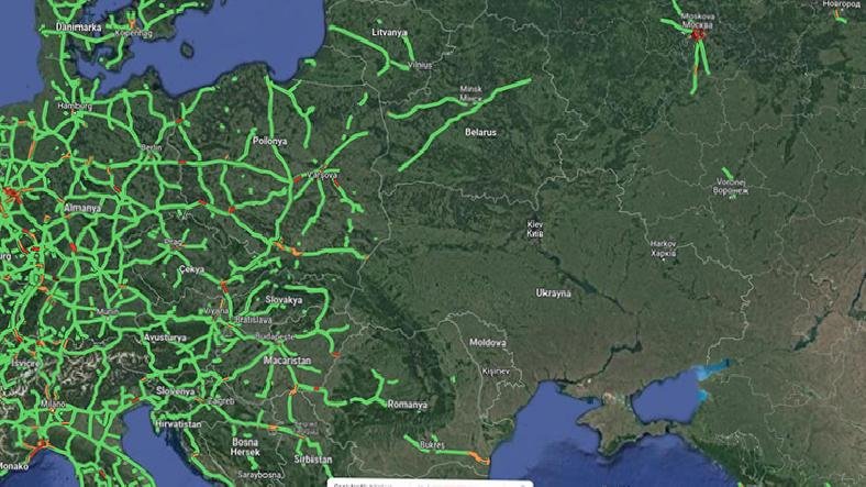google ukraine live traffic