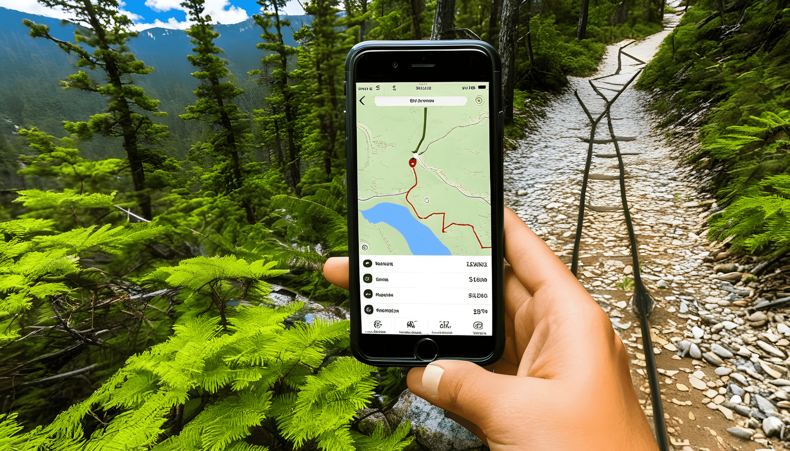 best-5 Free Hiking and Trail Apps