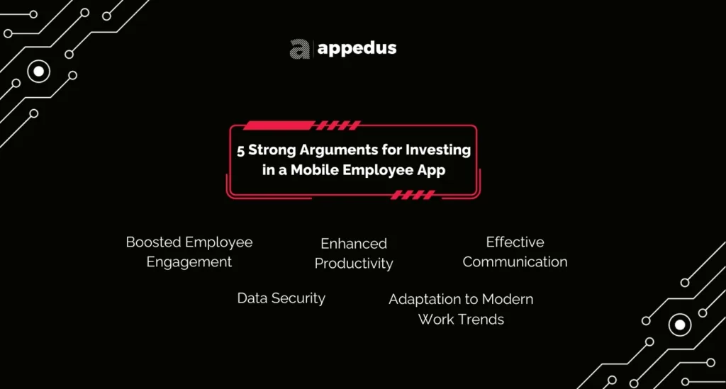 Five Strong Arguments for Investing in a Mobile Employee App Appedus