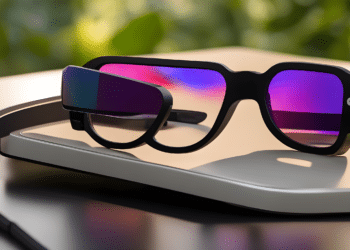 AR glasses-with-iphone-15-with-USB-C-port